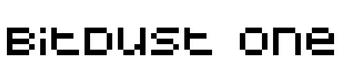 BitDust One Font Image