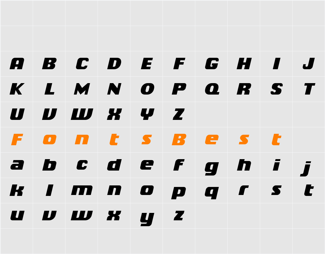 Chiq Reduced Character Map