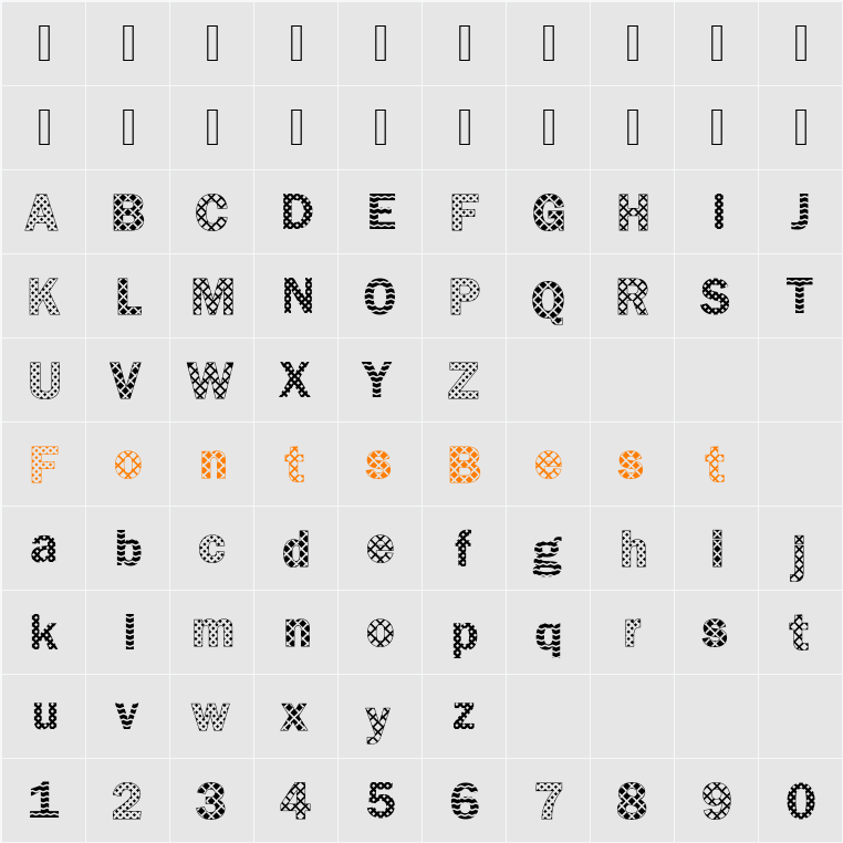 DTCFranklinGotM11 Character Map