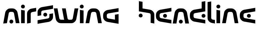 Airswing  Headline Font Image