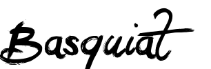 Basquiat Font Image