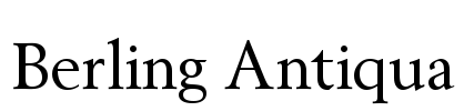 Berling Antiqua