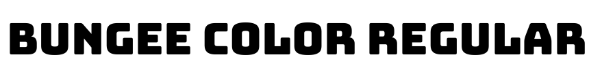 Bungee Color Regular Font Image