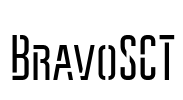 BravoSCT Font Image