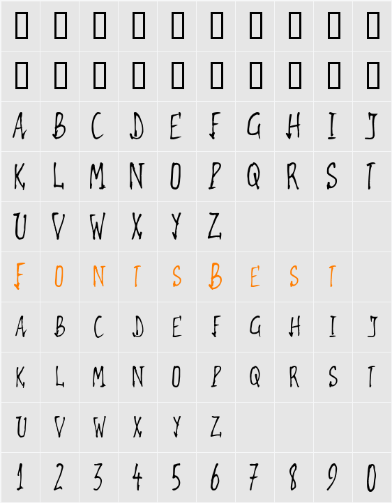 Fetch Character Map