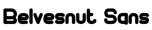 Belvesnut Sans Font Image