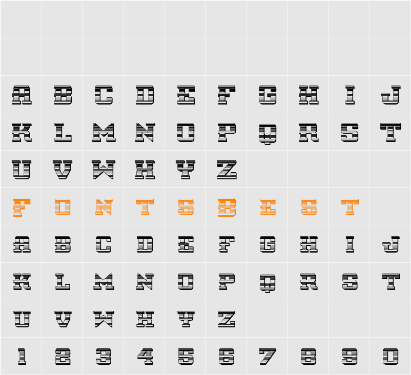 Interceptor Chrome Character Map
