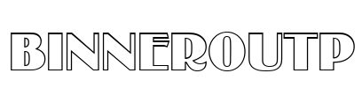 BinnerOutP Font Image