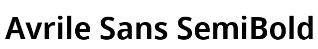 Avrile Sans SemiBold Font Image