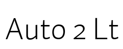 Auto 2 Lt Font Image
