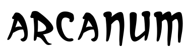 Arcanum Font Image