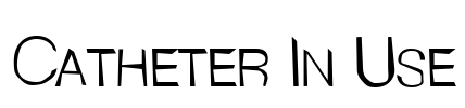 Catheter In Use Font Image