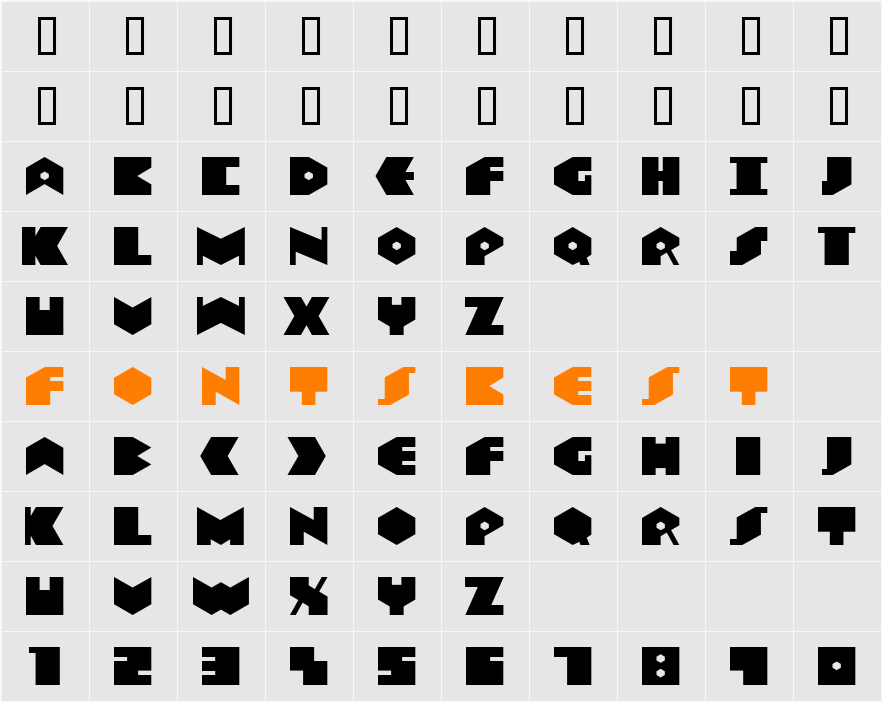 Data Transfer Character Map