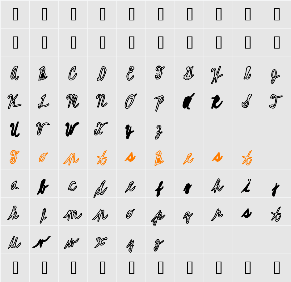 Avoid Long Lines Character Map