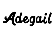 Adegail Font Image