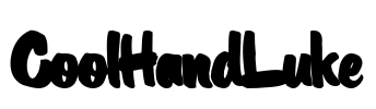 CoolHandLuke Font Image