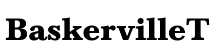 BaskervilleT Font Image