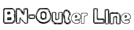 BN-Outer Line Font Image