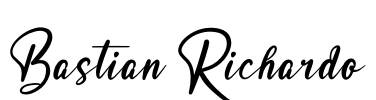 Bastian Richardo Font Image