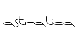 Astralica Font Image