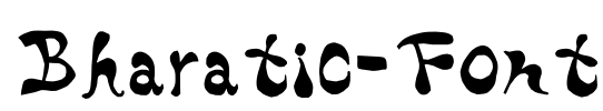 Bharatic-Font Font Image