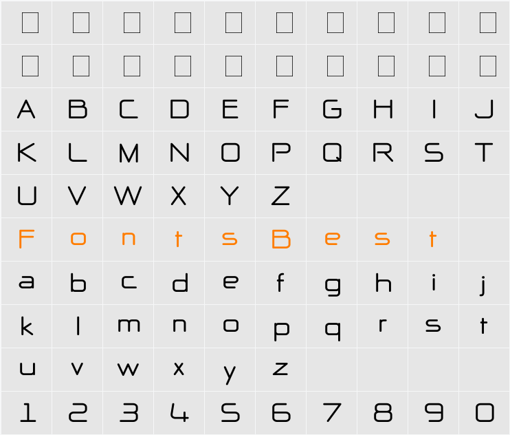 NP Naipol All in One Character Map
