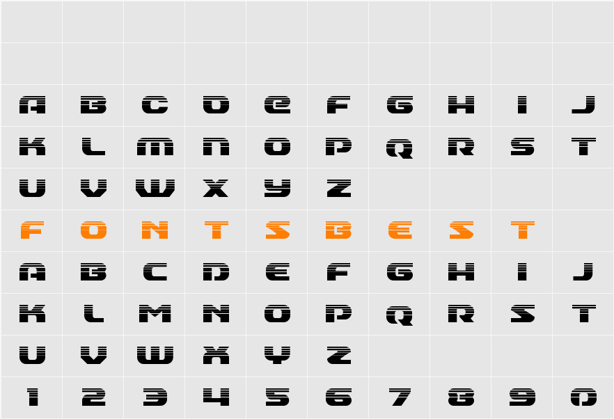 Annapolis Halftone Character Map