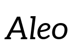 Aleo Font Image