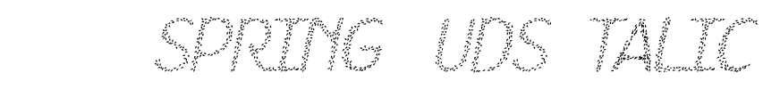 HKH Spring Buds Italic
