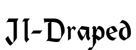 JI-Draped Font Image