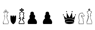 Chess TFB Font Image