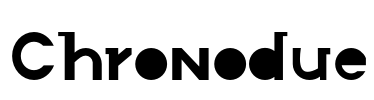 Chronodue Font Image