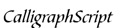 CalligraphScript