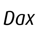 Dax Font Image