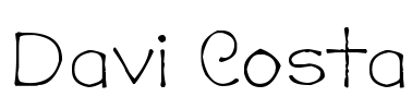 Davi Costa Font Image