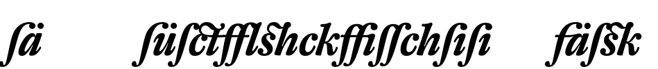 DTL Fleischmann T Alt Font Image