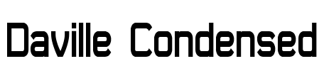 Daville Condensed Font Image