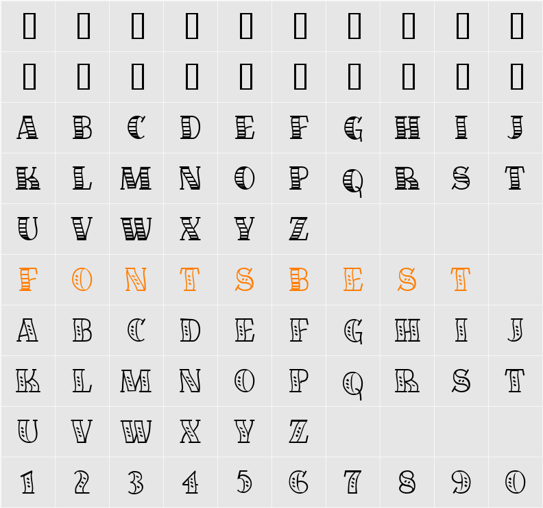 FiveOhTwo Character Map