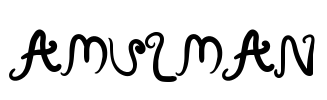 Amulman Font Image