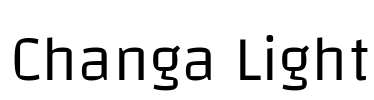 Changa Light Font Image