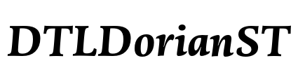DTLDorianST Font Image