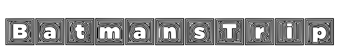 BatmansTrip Font Image