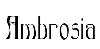 Ambrosia Font Image