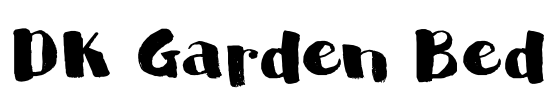 DK Garden Bed Font Image