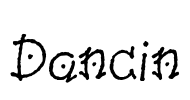 Dancin Font Image