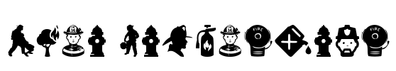 Fire Department Font Image