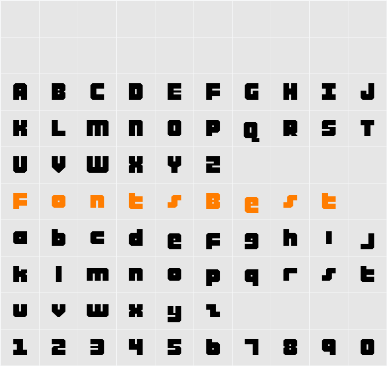 Alpha Taurus Expanded Character Map
