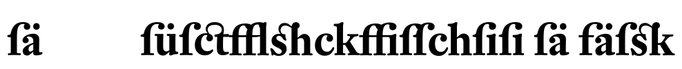 DTL Fleischmann D Alt Font Image