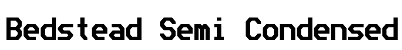 Bedstead Semi Condensed