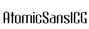 AtomicSansICG Font Image